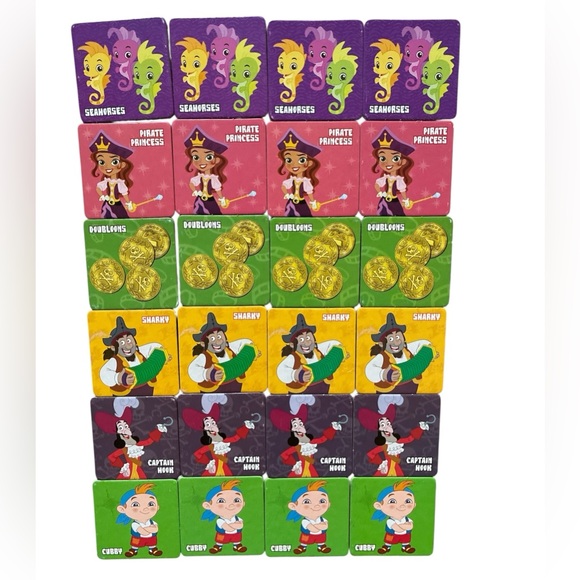 Disney Jr. Matching Game Jake And The Neverland Pirates Preschool Ages 3+ READ - Picture 5 of 8